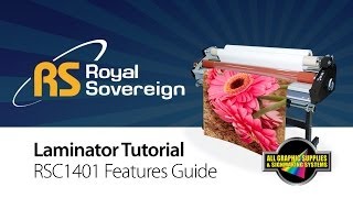 Features Tutorial Royal Sovereign RSC1401CLTW  All Graphic Supplies [upl. by Curley]