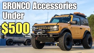 Top 15 Bronco Accessories under 500 [upl. by Sulienroc836]