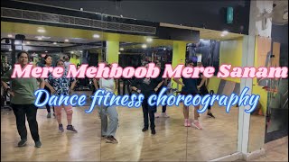 Mere mehboob mere Sanam  Bad news  Vicky Kaushal dance fitness choreography trending reel [upl. by Abbotsen981]