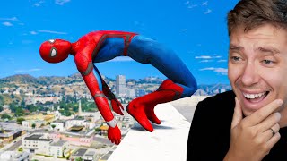 Reacting To Funniest SpiderMan fails in GTA 5 [upl. by Barlow]