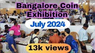 Bangalore coin exhibition July 2024  How to buy and sell coins  Nanyadarshini 2024 [upl. by Anhej]