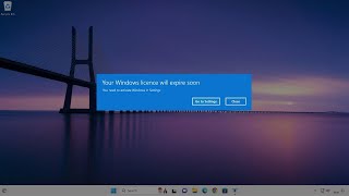 How to Stop quotYour Windows license will expire soonquot PopUp in Windows 10  11  💯 Fixed ✅ [upl. by Carter617]