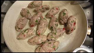 HOW TO MAKE KOFTA SANDWICHES WITH GARLIC TAHINI SAUCE pingbicolanavlog [upl. by Shandee]