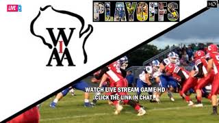 Belleville vs Lomira Live Stream  WIAA High Shcool Football Playoffs 2024 [upl. by Gylys873]