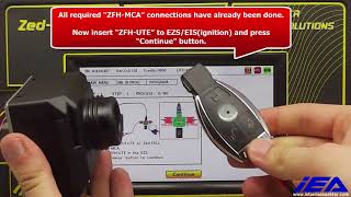 MERCEDESBENZ quotW212 newquot KEY PROGRAMMING WITH ZFHC09 CABLE LOST KEY SITUATION [upl. by Sam]