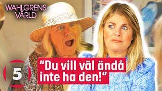 Wahlgrens värld  Christina Schollin quotråkarquot sälja Pernillas svindyra jacka  Kanal 5 [upl. by Ainoz]