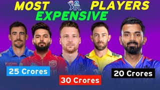 IPL 2025 AUCTION  Most Expensive Players [upl. by Arias419]