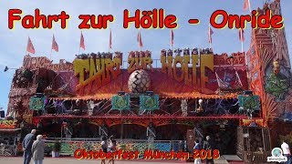 Fahrt zur Hölle DomJollberg  Onride  Oktoberfest München 2018 [upl. by Mij]