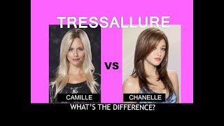 TressAllure Camille vs Chanelle Wig Comparison Review [upl. by Oriana]