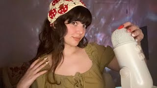 ASMR  Fast Fabric Scratching Mouth Sounds Hand Sounds Shiveries Hand Movements Body Triggers [upl. by Ltney]