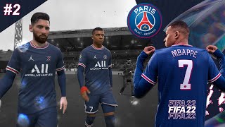 FIFA 22 KYLIAN MBAPPE PLAYER CAREER MODE  MBAPPE SCREAMER  EP2 [upl. by Annaed]