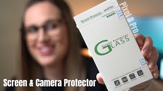 AmFilm Tempered Glass Screen amp Camera Protector Review  Pixel 8 Pro [upl. by Ahtelat]