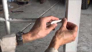 How to apply window putty [upl. by Alcock]