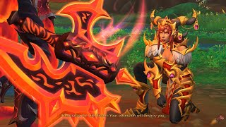 Alexstrasza Informed of Fyrakk  In Game Cutscene [upl. by Der]