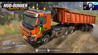 🔴 LIVE  FAW Train Truck Driving Through Road Collapse Spintires MudRunner [upl. by Flip813]