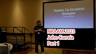 Realistic DeEscalation Strategies For Private Citizens  Part 1 NRAAM 2023 [upl. by Idas284]