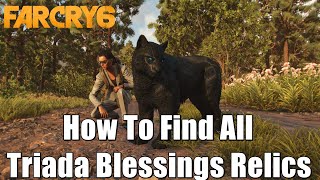 How To Find All Triada Blessings Relics And Get Oluso The Ghost Panther  Far Cry 6 [upl. by Atirys]