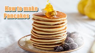 How to make pancakes  Cum sa faci clatite americane [upl. by Porche37]