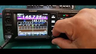 YAESU FT991 Use Multiknob to Change Memory Channels [upl. by Attikram]