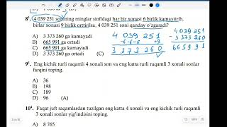 Mavzulashtirilgan 1mock test tahlili [upl. by Atiroc]