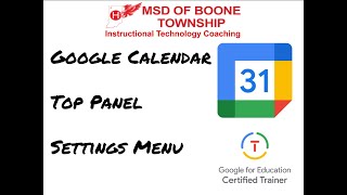 Accessing Google Calendar Settings [upl. by Psyche]