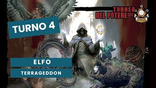 MTG PREMODERN TORNEO DEL POTERE 2024  TURNO 4  ELFO vs TERRAGEDDON [upl. by Aehtna]