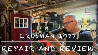 Crosman 1077 co2 revolver repeater semi automatic rifle repair and review also 1400 and 110 update [upl. by Chaiken]