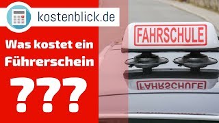 Führerschein  Kosten  Preise einfach erklärt in nur 60 Sekunden [upl. by Arutak]