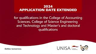 UNISA Application 2024 [upl. by Zetram]