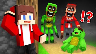 JJ and Mikey vs Mimics  Maizen Minecraft Animation [upl. by Stilwell859]