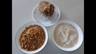 How to make hard jaggery in to pieces and powder [upl. by Econah]