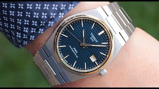 Tissot PRX Powermatic 80 Bucherer BLUE Limited Edition [upl. by Onitnas]