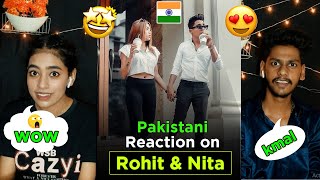 Pakistani react on Rohit zinjurke and Nita shilimkar tiktok videos  NG Reactionn [upl. by Goles717]