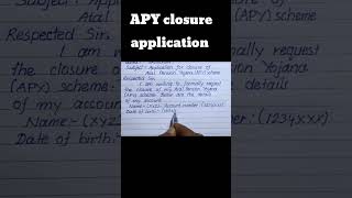 Atal Pension Yojana closing application  Atal Pension Yojana closure application [upl. by Glover]