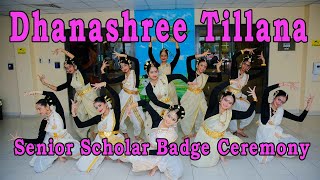 Dhanashree Tillana Senior Scholar Badge Ceremony DPS Dubai [upl. by Seyer]