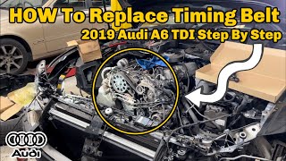 2019 Audi A6 TDI Timing Belt Change Step By Step [upl. by Valer269]