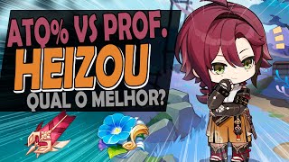 Testando a melhor build para o Heizou bater muito Genshin Impact [upl. by Elka]