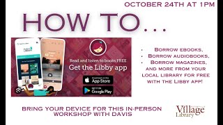 How to Use Libby Libby is a mobile app that supports users in accessing library ebooks [upl. by Najtsirk757]