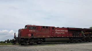 Canadian Pacific 231 westbound at Monkland Ontario June 20 2024 [upl. by Silbahc668]