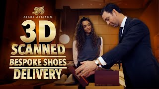 Carmina Shoemakers 3D Bespoke Revolution  My 3D Scanned Bespoke Shoes Delivered  Kirby Allison [upl. by Namrac959]