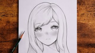 How to Draw Anime  Easy Tutorial step by step [upl. by Sunshine]