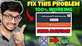 How To Fix Aternos Waiting in Queue Problem  Best Free 247 Minecraft Server Hosting [upl. by Doralynn]