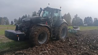 ВспашкаDEUTZ FAHR 9340 TTV WarriorППО945 [upl. by Ahseem]