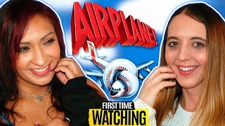 AIRPLANE  MOVIE REACTION and COMMENTARY  First Time Watching 1980 [upl. by Ecnerual330]