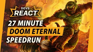 Doom Eternal Developers React to 27 Minute Speedrun [upl. by Lillith]