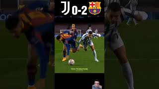 Juventus vs Barcelona UCL 2014 football reels ronaldo messi [upl. by Nosnej583]