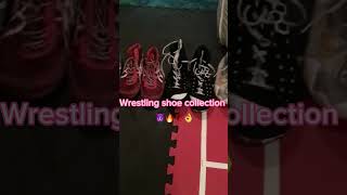 Wrestling shoe collection 🤼‍♂️😈💯🔥wrestling shoes [upl. by Nahseez]