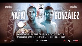 Roman Chocolatito Gonzalez vs Kal Yafai  Full Fight [upl. by Ihteerp]