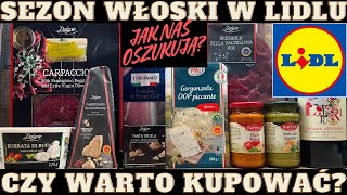 OCENIAM I WYJAŚNIAM  WŁOSKIE DELUXE PRODUKTY W LIDLU [upl. by Arykat810]