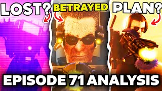 G MAN BETRAYED SCIENTIST TOILET  SKIBIDI TOILET 71 ALL Easter Egg Analysis Theory [upl. by Llesig]